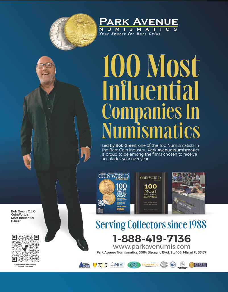 100 Most Influential Companies in Numismatics