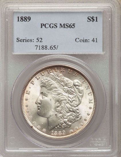 Picture of Morgan Dollars PCGS/NGC MS65
