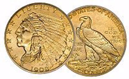 Picture for category Indian Gold Quarter Eagle