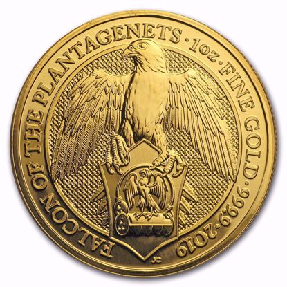 Picture of 2019 1 oz Queen's Beast Gold Falcon