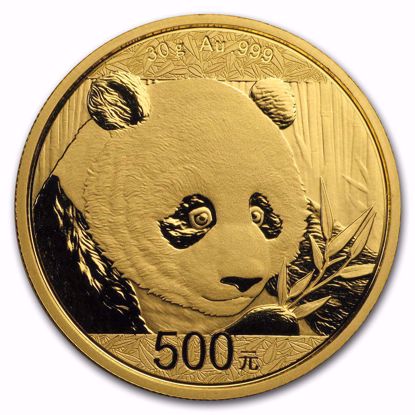 Picture of 2018 30 gr Chinese Gold Panda (In Plastic)