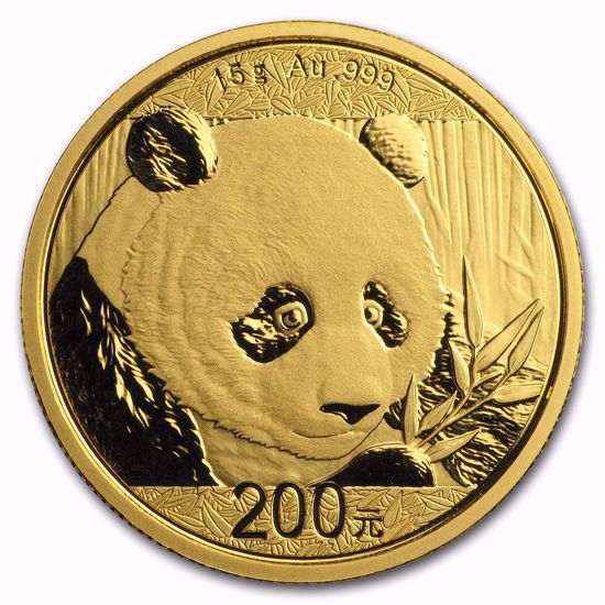 Picture of 2018 15 gr Chinese Gold Panda
