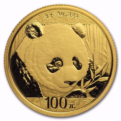 Picture of 2018 8 gr Chinese Gold Panda