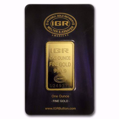 Picture of 1 oz Gold Bar (Secondary Market)