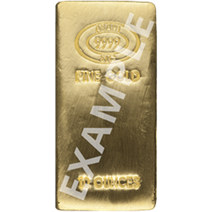 Picture of 10 oz Gold Bar (Secondary Market)