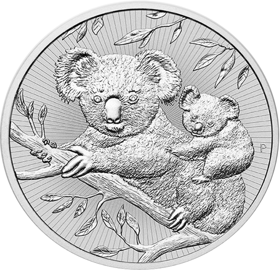 Picture of 2018 2 oz Australian Silver Koala Mother and Baby