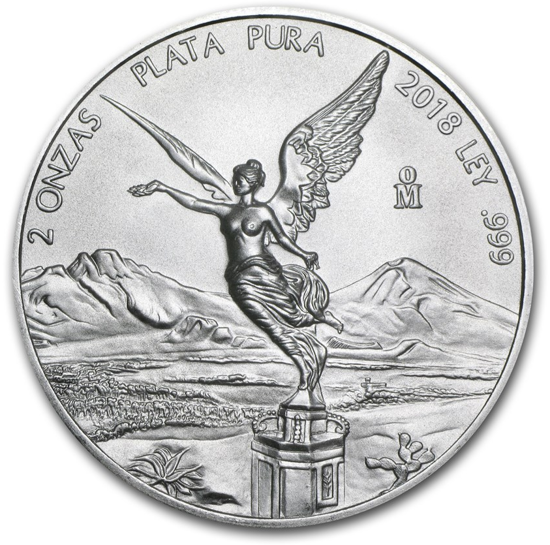 Picture of 2018 2 oz Mexican Silver Libertad