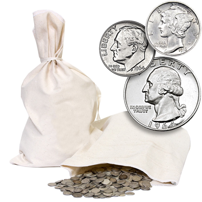Picture of 90% American Silver Coins (Random Denominations)