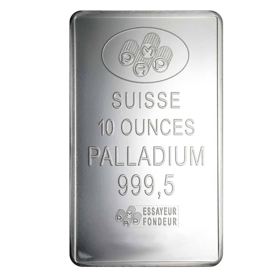 Picture of 10 oz PAMP Suisse Palladium Bars