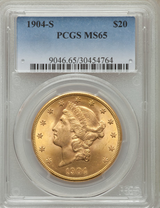 Picture of $20 Liberty Gold PCGS/NGC MS65 (Random Year)
