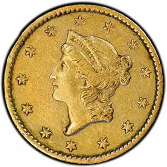 Picture of $1 Gold Liberty Head Type 1 XF (1849-1854) (Random Year)