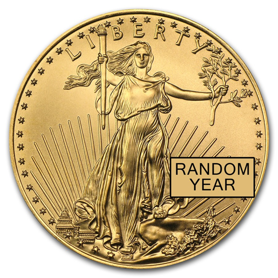 Picture of 1/2 oz American Gold Eagle (Random Year)