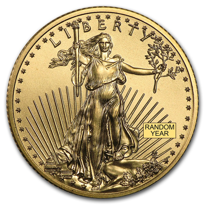 Picture of 1/4 oz American Gold Eagle (Random Year)