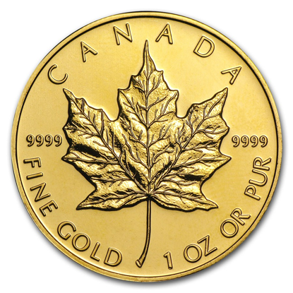 Picture of 1 oz Canadian Gold Maple Leaf (Random Year)