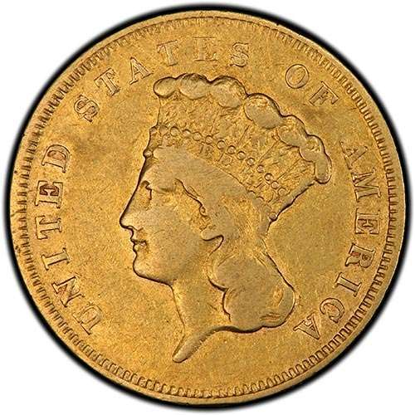 Picture of $3 Gold Princess VF (1854-1889) (Random Year)
