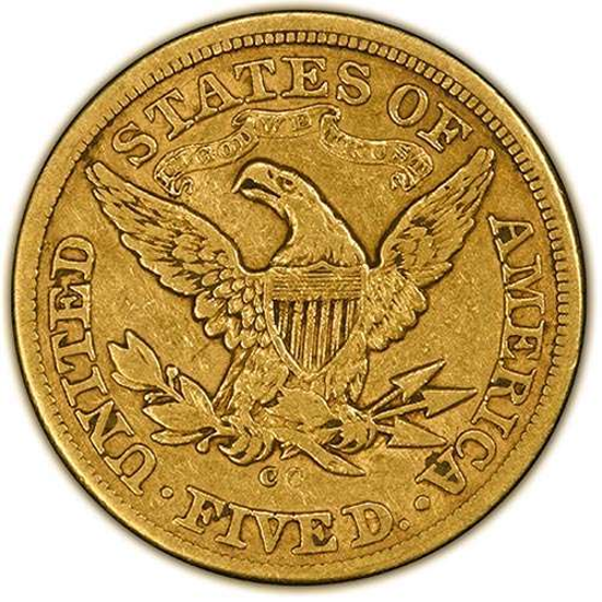 Picture of $5 Gold Liberty VF (1839-1908) (Random Year)