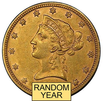 Picture of $10 Gold Liberty AU (1838-1907) (Random Year)