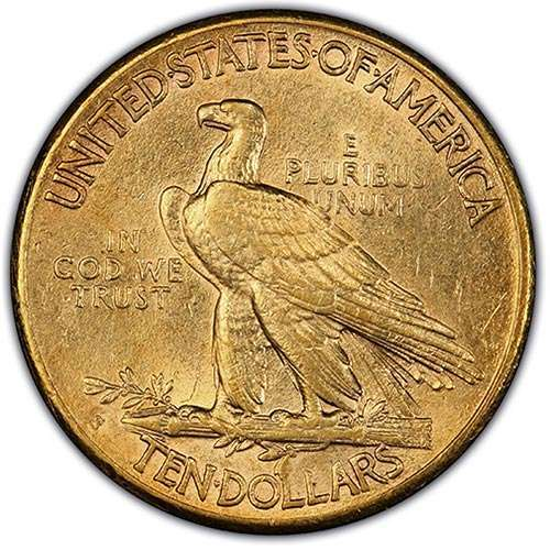 Picture of $10 Gold Indian AU (1907-1933) (Random Year)