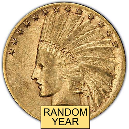 Picture of $10 Gold Indian XF (1907-1933) (Random Year)