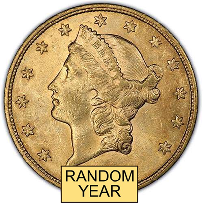 Picture of $20 Gold Liberty AU (1849-1907) (Random Year)