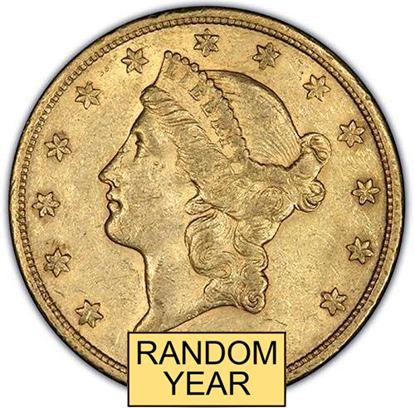 Picture of $20 Gold Liberty XF (1849-1907) (Random Year)