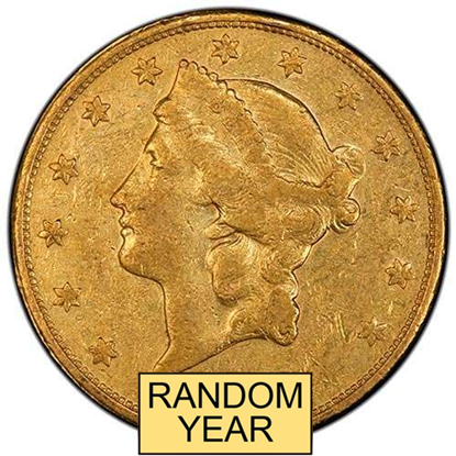 Picture of $20 Gold Liberty VF (1849-1907) (Random Year)
