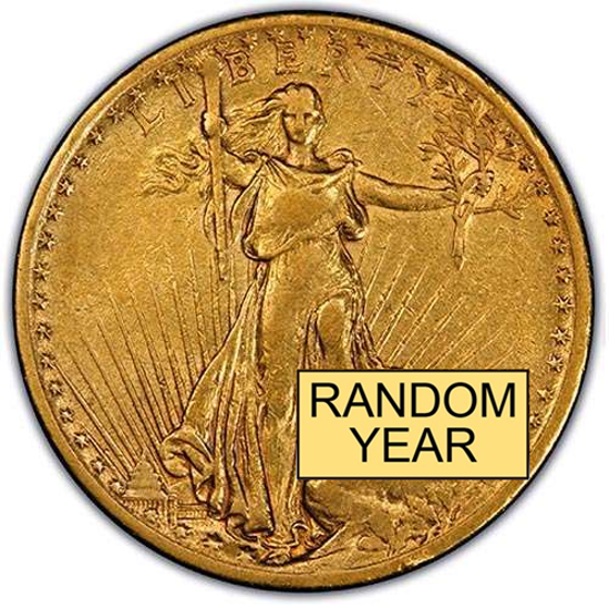 Picture of $20 Gold St. Gaudens XF (Random Year)