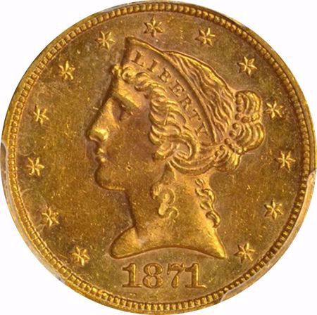 Picture for category Liberty Head $5 (1839-1908)