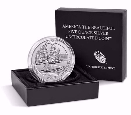 Picture for category 5 oz. America the Beautiful Silver Quarters (2010