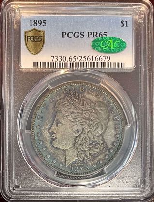 Picture of 1895 Morgan Dollar PR65 PCGS CAC
