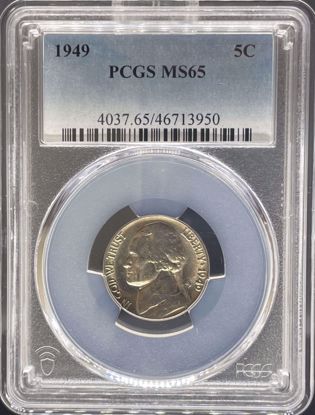 Picture of 1949 Jefferson Nickel MS65 PCGS