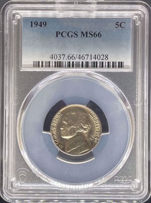 Picture of 1949 Jefferson Nickel MS66 PCGS