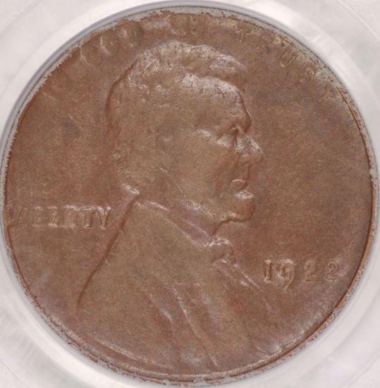 Picture of 1922 No D Strong Reverse Lincoln Cent XF45 PCGS