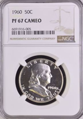 Picture of 1960 Franklin Half Dollar PF67CAM NGC