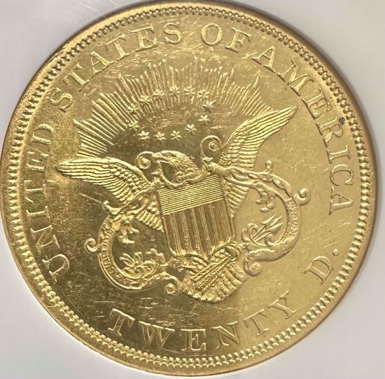 Picture of 1850 $20 Liberty MS63 NGC