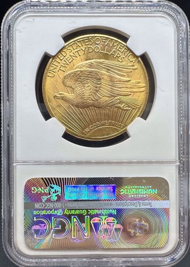 Picture of 1924 $20 St Gaudens MS67 NGC