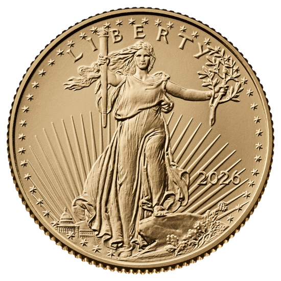 2018-1-4-oz-american-gold-eagle_obverse