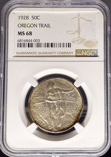 Picture of 1928 Oregon Trail MS68 NGC