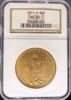 Picture of 1911-S $20 St Gaudens MS62 NGC