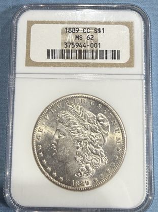 Picture of 1889-CC Morgan Dollar MS62 NGC