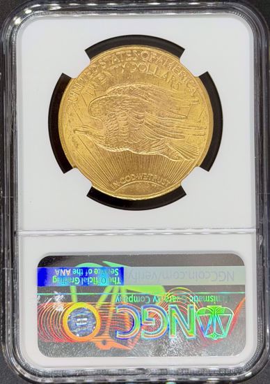 Picture of 1924 $20 St. Gaudens MS63 NGC