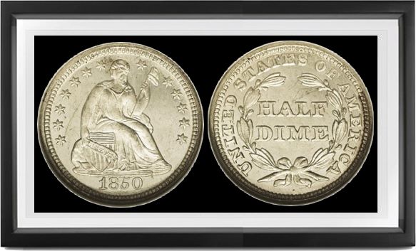 Liberty Seated-Stars Half Dimes